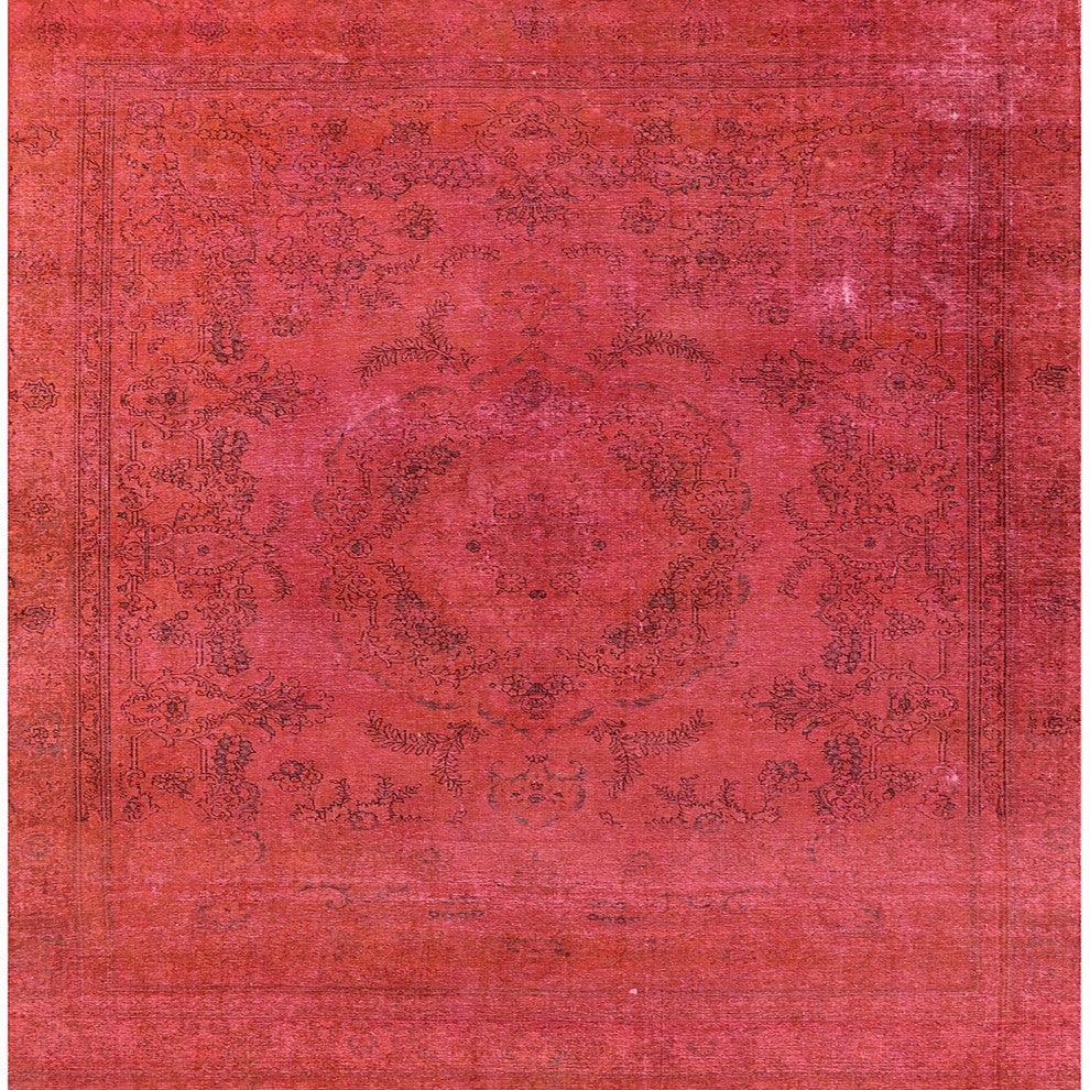 Ahgly Company Indoor Square Mid-Century Modern Area Rugs, 5' Square