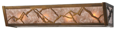 24 Long Mountain Range Vanity Light