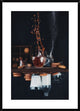 "Upside And Down Again (with Coffee)" Framed Print by Dina Belenko, 28"x38"