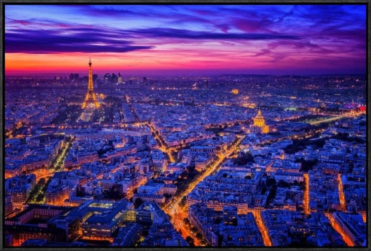 "Paris I" Framed Canvas Giclee by Juan Pablo De, 31x21"