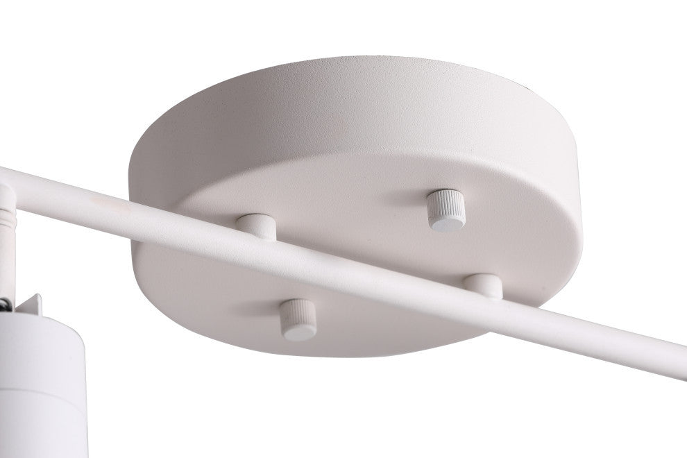 VidaLite Shura 2 Head LED Track Light, White