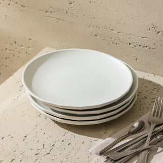Stone Lain Rio Stoneware Salad Plate Set of 4, Beige