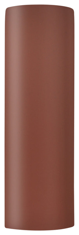 Ambiance Tube Wall Sconce, Open Top & Bottom, Canyon Clay, LED
