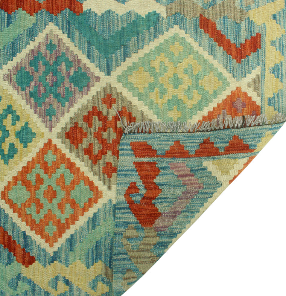 Sangat Kilim Virgil Blue Runner