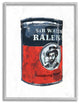 Smoking Tobacco Painted Can Design, 16"x20"