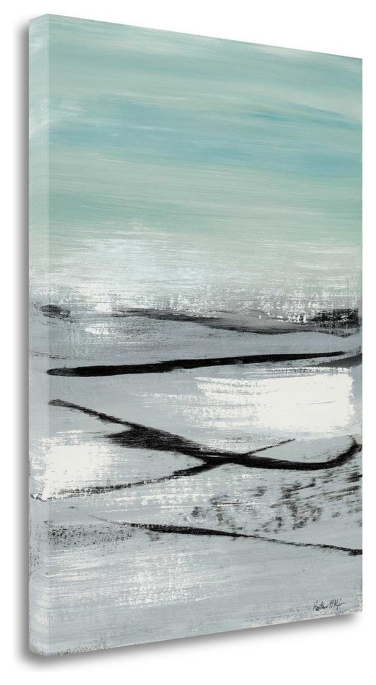 "Beach II" By Heather Mcalpine,Ready to Hang Giclee Print on Gallery Wrap Canvas