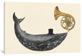 "Whale Song" by Terry Fan, 40x26x1.5
