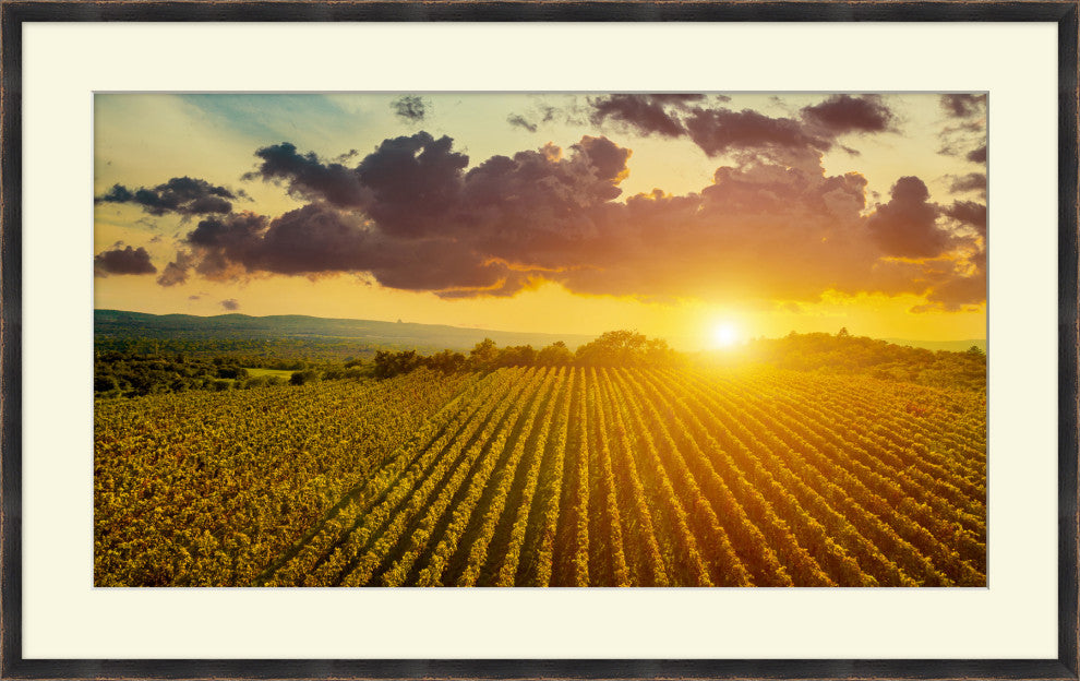 Sunset Over The Valley, Giclee Reproduction Artwork