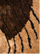 Shaggy Hand Tufted Modern Oriental Shag Area Rug, Brown, 8x10'