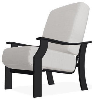 St. Catherine Deep Seat Outdoor Armchair, Tabloid Cloud/Black
