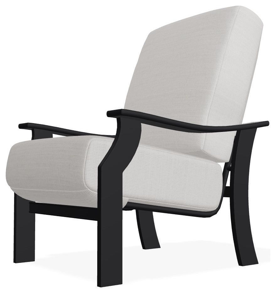 St. Catherine Deep Seat Outdoor Armchair, Tabloid Cloud/Black