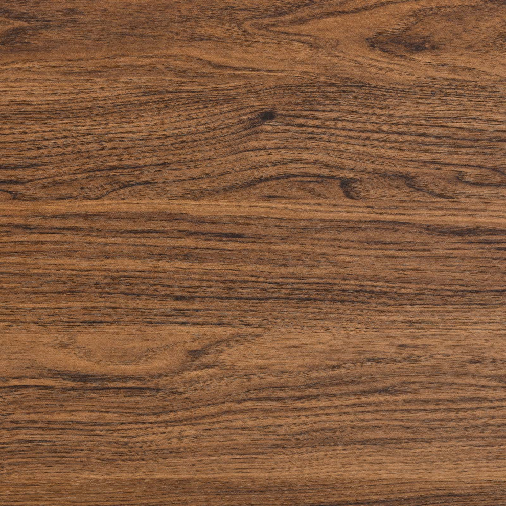 Merit 60" Wall Mount Wood Office Desk, Walnut