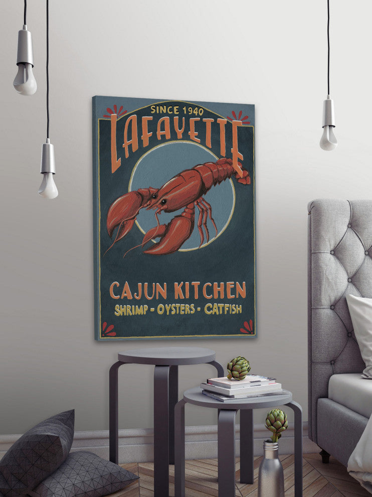 "Lafayette" Painting Print on Wrapped Canvas, 20x30