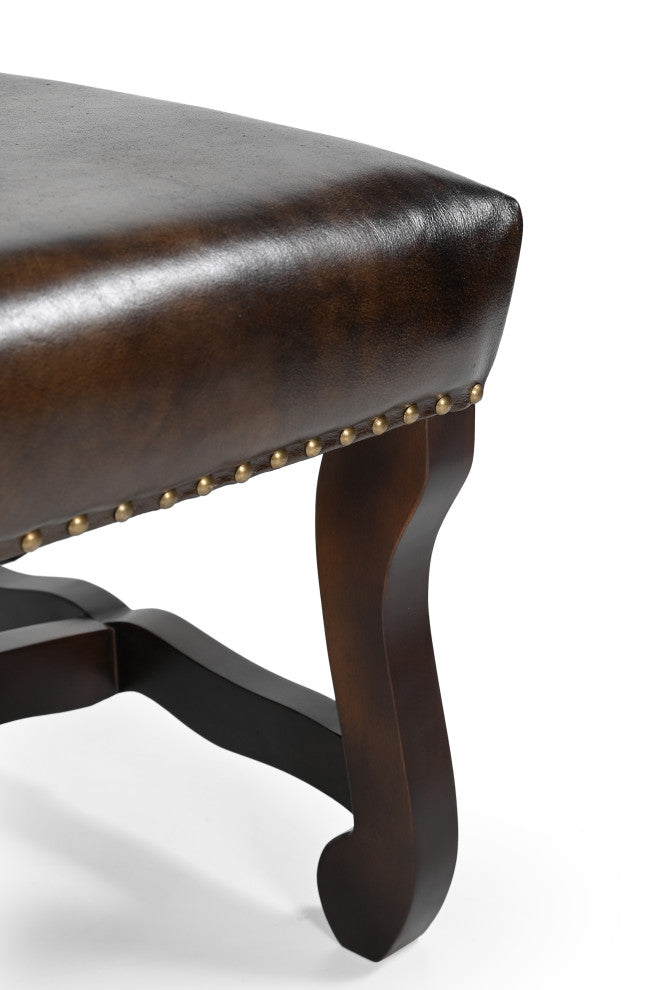 Kelcy Upholstered Dining Chairs, Set of 2, Dark Brown