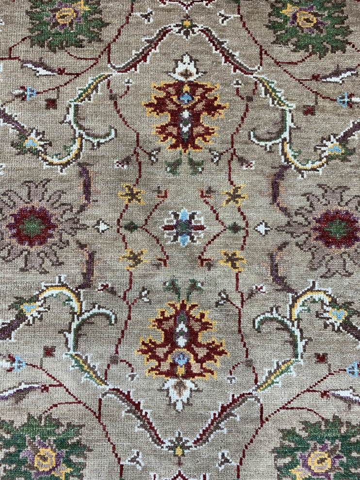 LIGHT Brown Traditional Classic Bidjar Collection Area Rug
