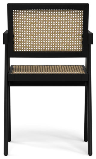 Regina Dining Armchair (Set of 2) in Black