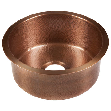 Thompson Traders PU-1708 Renovations Napoli 17" Single Basin - Antique Copper
