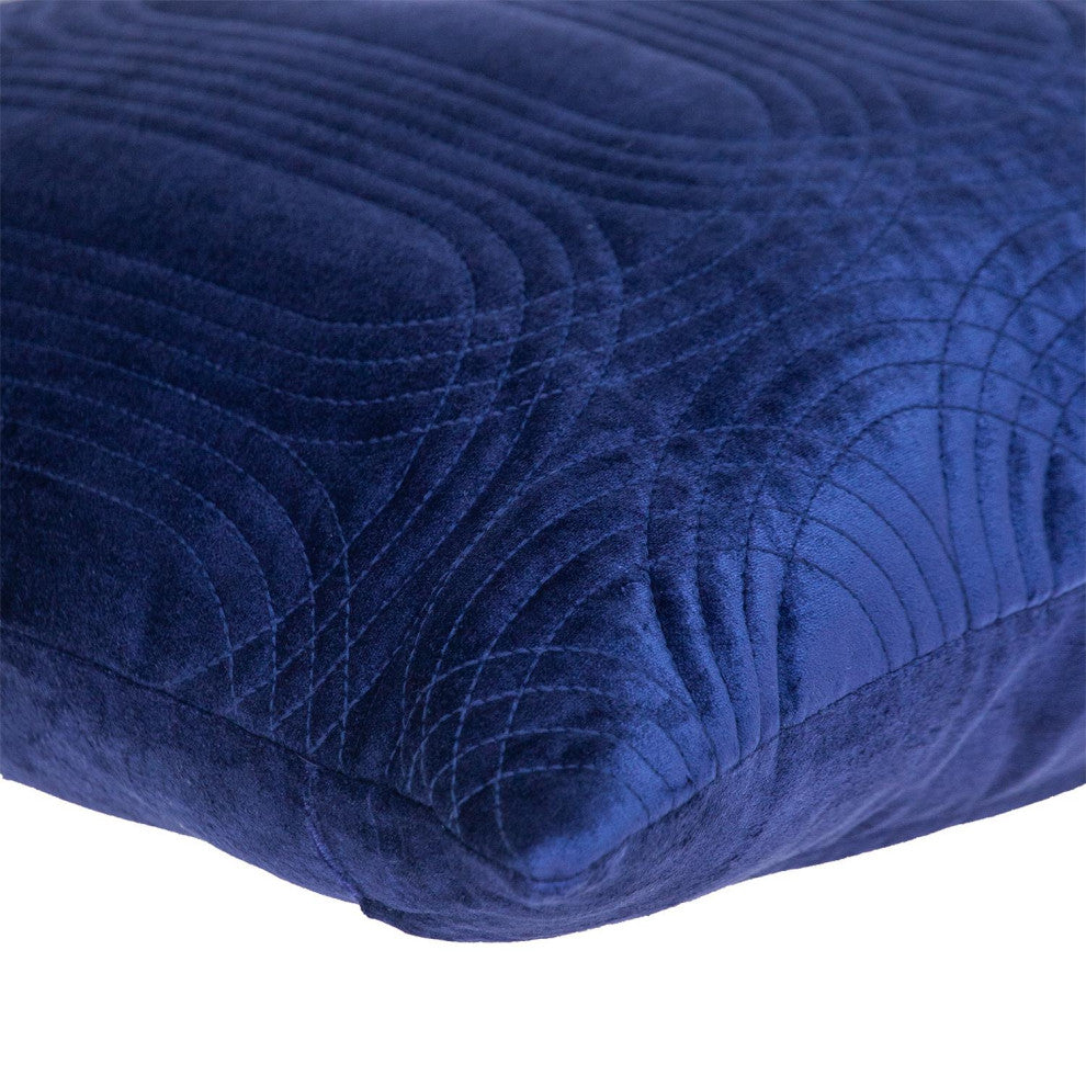 Parkland Collection Iphis Blue Throw Pillow, Square