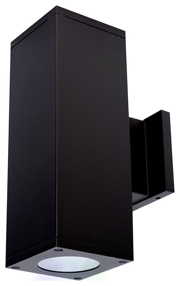 WAC Cube Arch Color Changing Wall Sconce in Black
