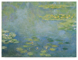 Claude Monet 'Waterlilies' Canvas Art