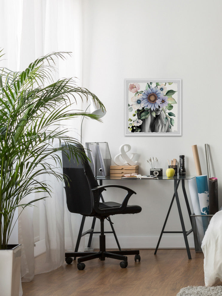 "Magnificent Bloom" Framed Painting Print, 18"x18"