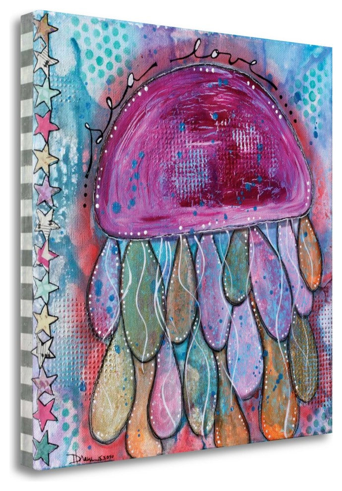 "Sea Love" By Denise Braun, Giclee Print on Gallery Wrap Canvas, Ready to Hang
