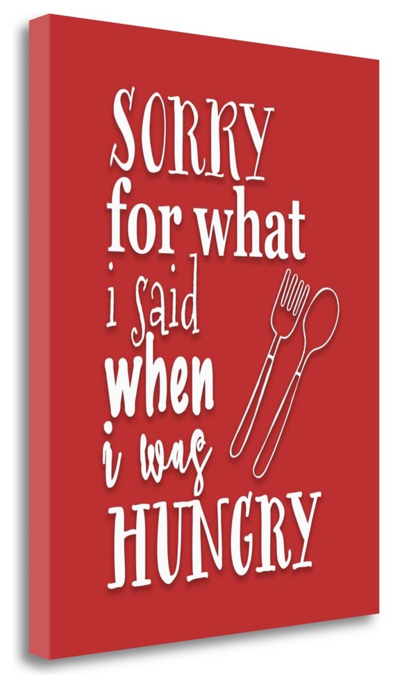 "When I Was Hungry" By Tara Moss, Giclee Print on Gallery Wrap Canvas