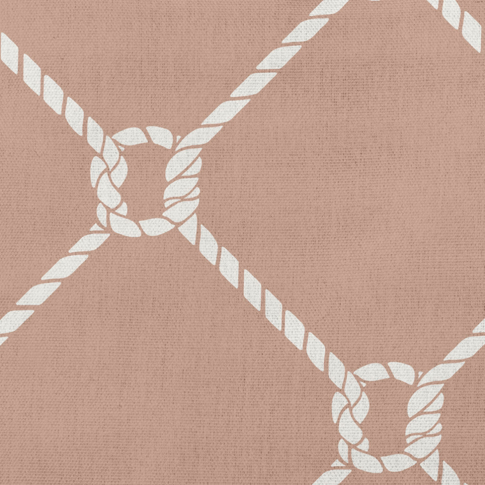 14x20" Ahoy! Nautical Decorative Indoor Pillow, Mauve