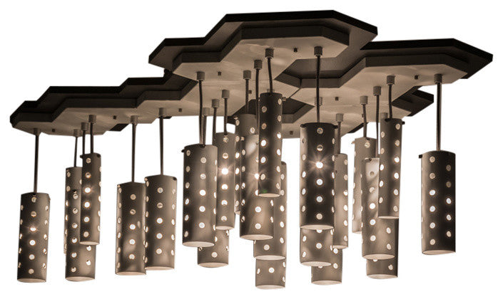57.5 Long Emmentaler 25 Light Oblong Pendant