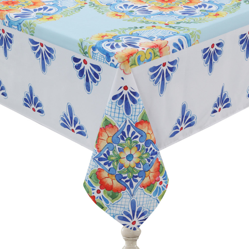 Laural Home Talavera 70" X 144" Tablecloth
