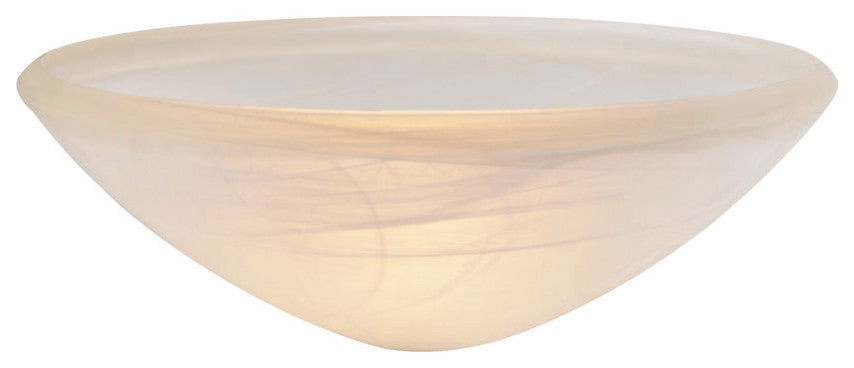 23113-01 Replacement Alabaster Torchiere Lamp Glass 42mm Shade