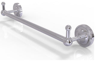 Prestige Regal 24" Towel Bar with Integrated Hooks, Polished Chrome