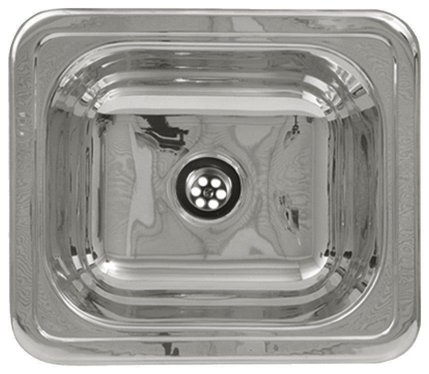 Rectangular Drop-in Entertainment/Prep Sink With Smooth Surface