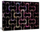 Colorful Unusual Metal Grill, Oversized Abstract Canvas Wall Art, 60x40