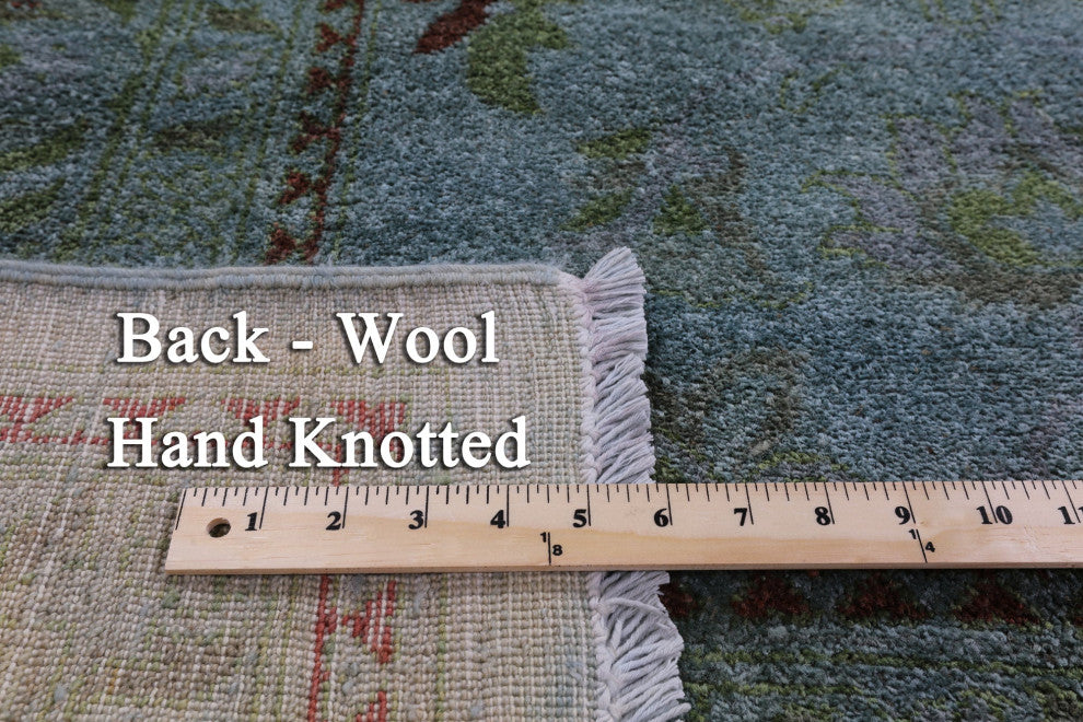 Overdyed Full Pile Hand-Knotted Wool Rug 10' 1" X 14' 0" - WR1602