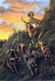 Edmond H Osthaus The Trail of the Cougar, 18"x27" Gallery Wrapped Canvas