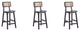 Manhattan Comfort Versailles Counter Stool, Set of 3