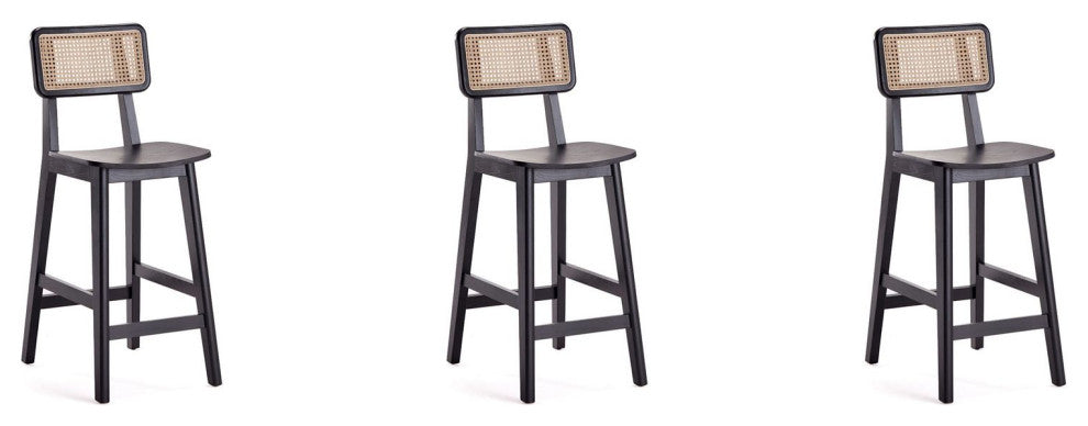 Manhattan Comfort Versailles Counter Stool, Set of 3