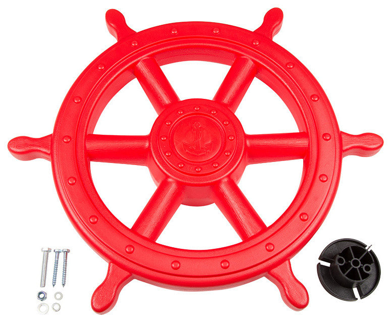 Swing Set Ship Wheel, Red