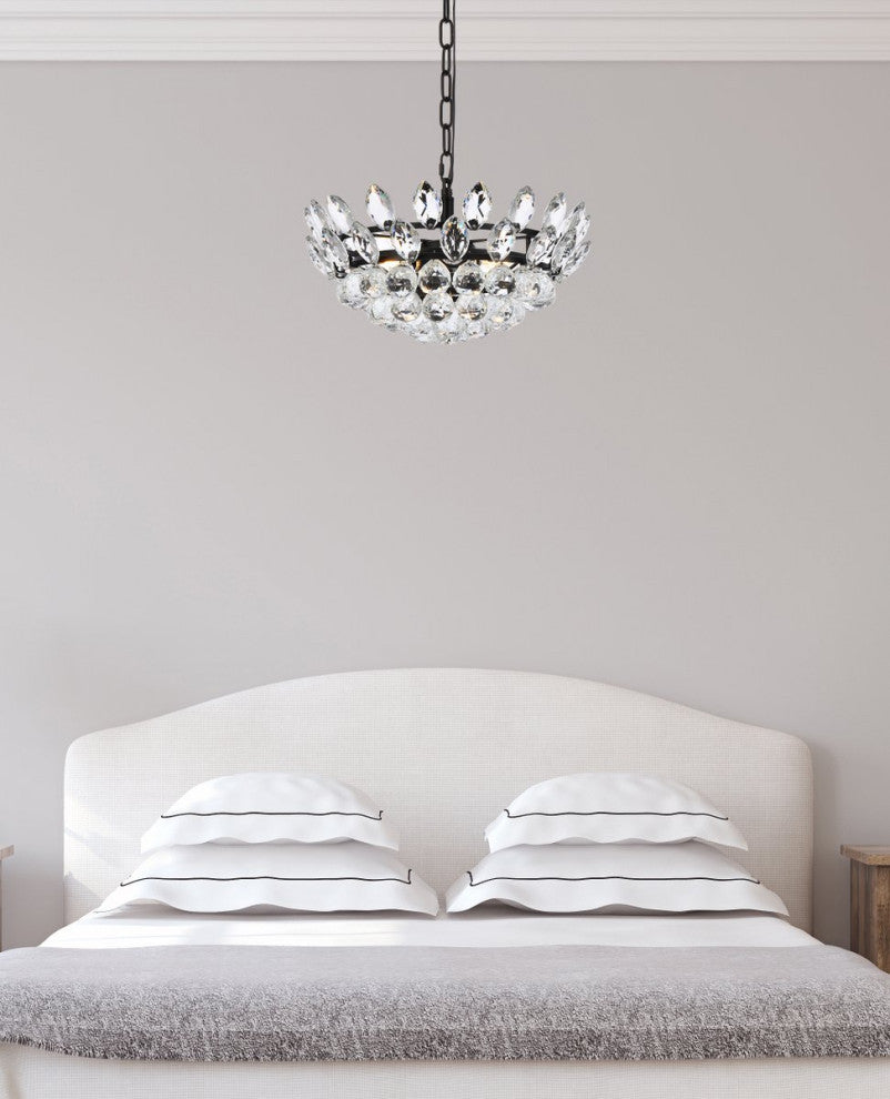 Eleana 16" Pendant, Black