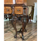 Antique Walnut Inlaid China Cabinet