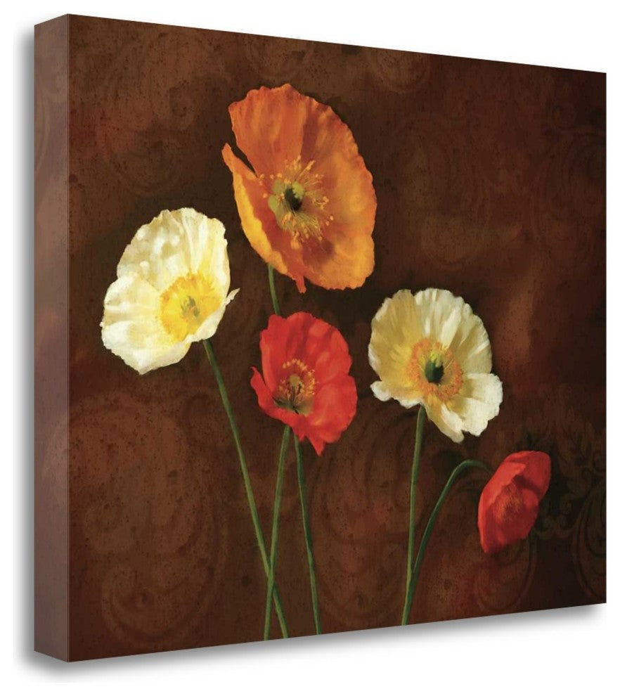 "Poppy Perfection I" By Janel Pahl, Giclee Print on Gallery Wrap Canvas