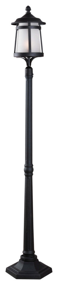 Kenroy 93431BL 1-Light Post Lantern, Portable Post