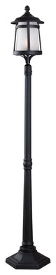 Kenroy 93431BL 1-Light Post Lantern, Portable Post