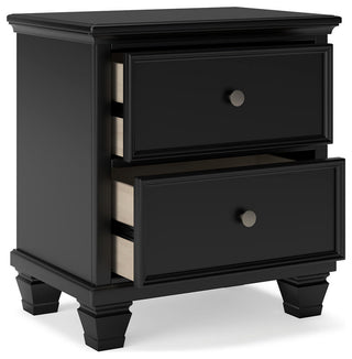 Lanolee Black Nightstand