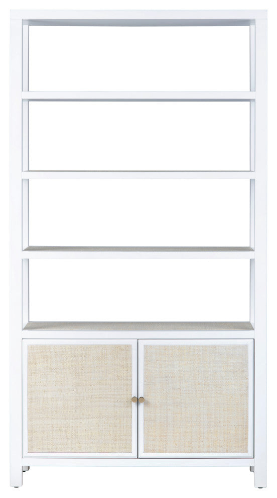 Two Door Etagere Bookcase