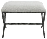 Uttermost 23750 Brisby 24"W Bench - Black / White