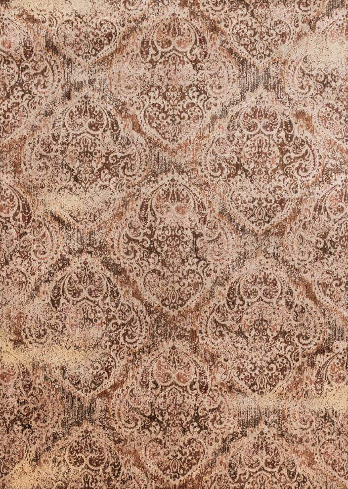 Brown and Antique Ivory Anastasia Area Rug by Loloi, 13'x18'