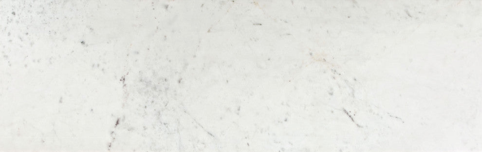 Titan Marble Console Table White & Silver