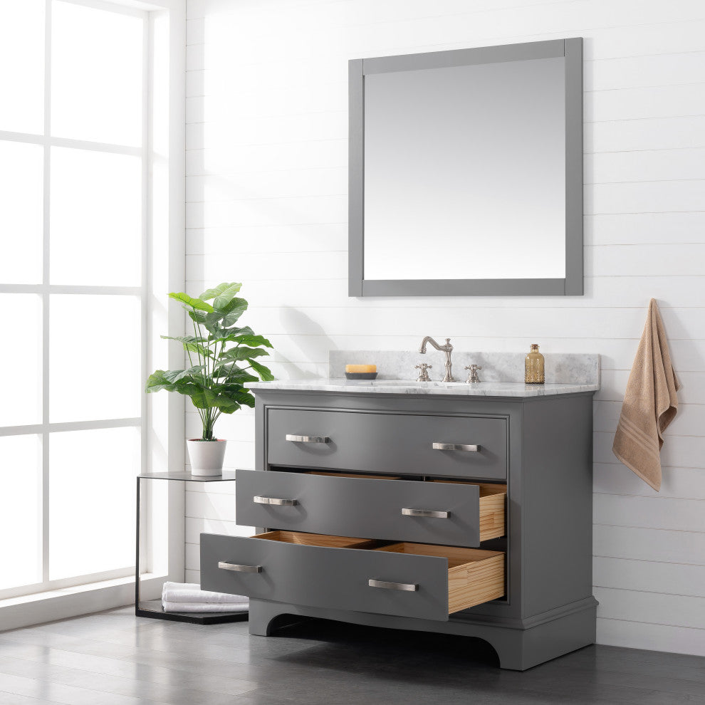 Monroe 42" Bathroom Vanity, Gray